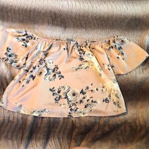 Charlotte Russe cropped blouse